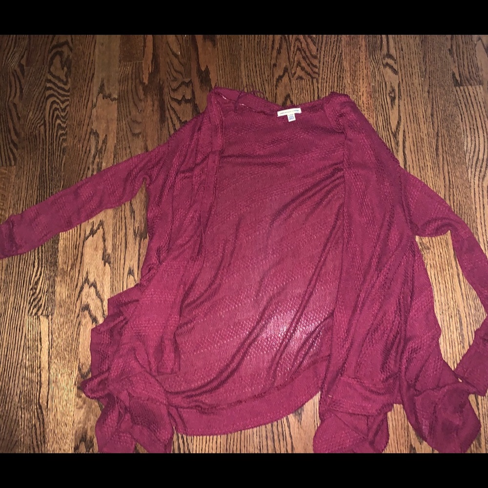 Maroon Cardigan